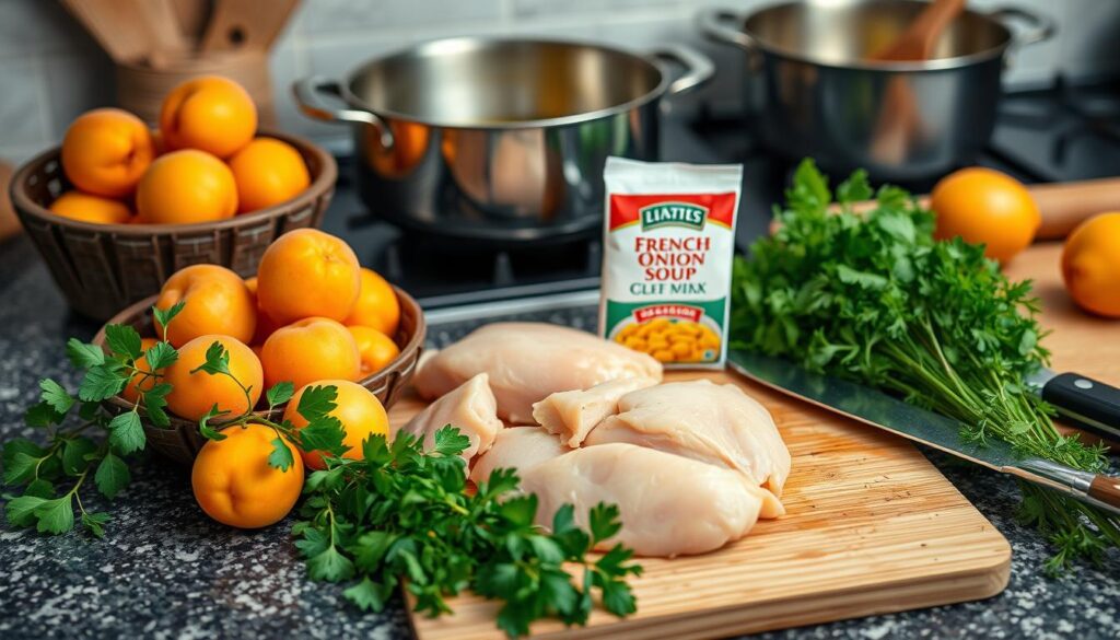 Apricot Chicken Recipe Preparation Steps