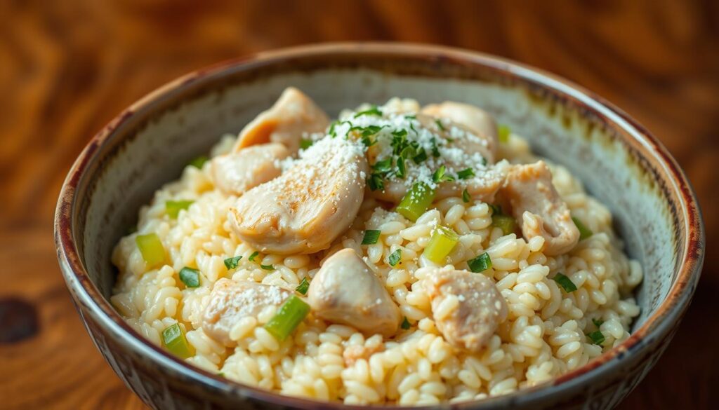 Chicken and Leek Risotto Dinner