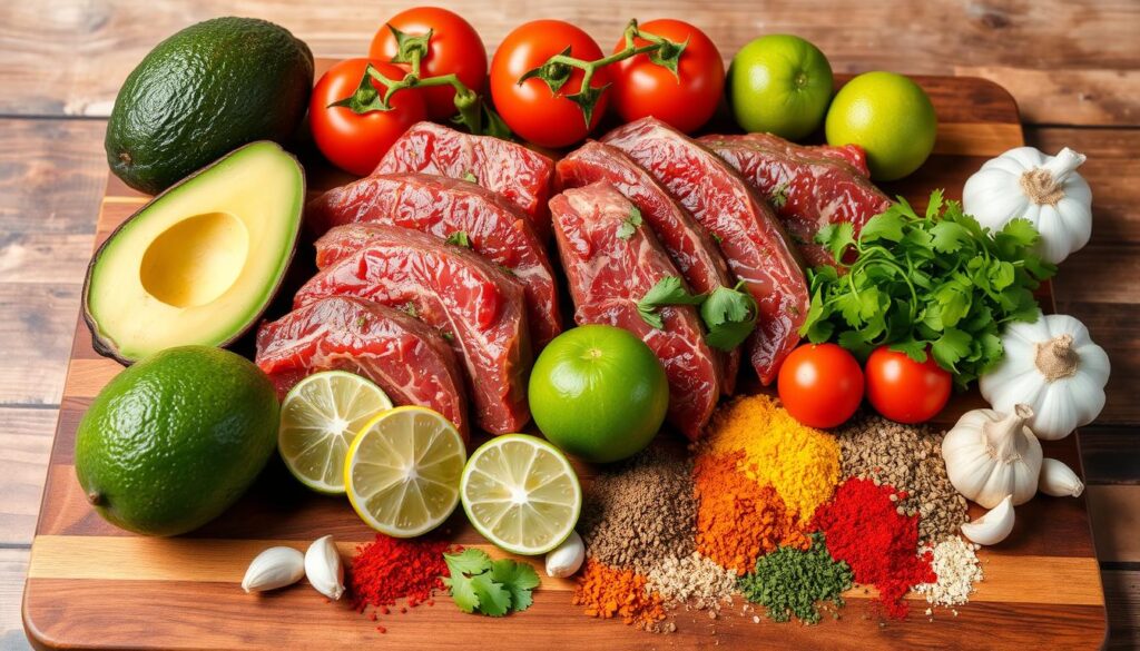 Chipotle Steak Ingredients