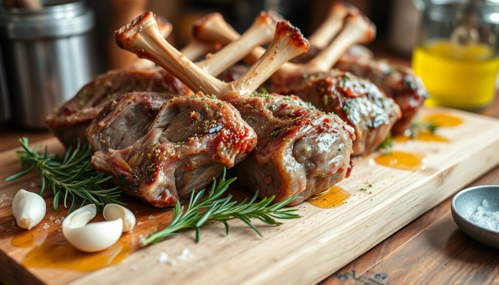 Seasoned Lamb Shanks Preparation