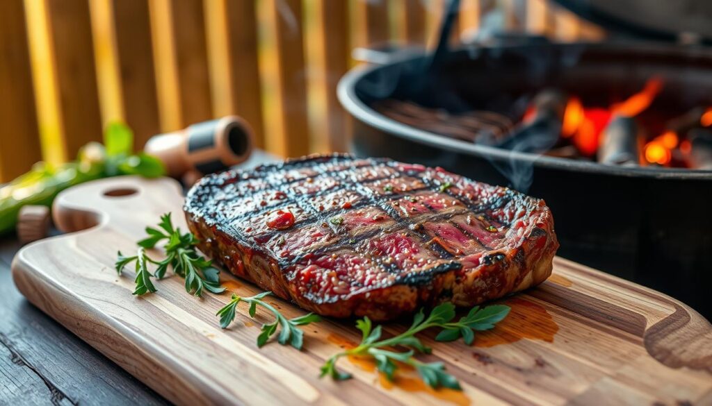 Slow-Smoked Porterhouse Steak Technique