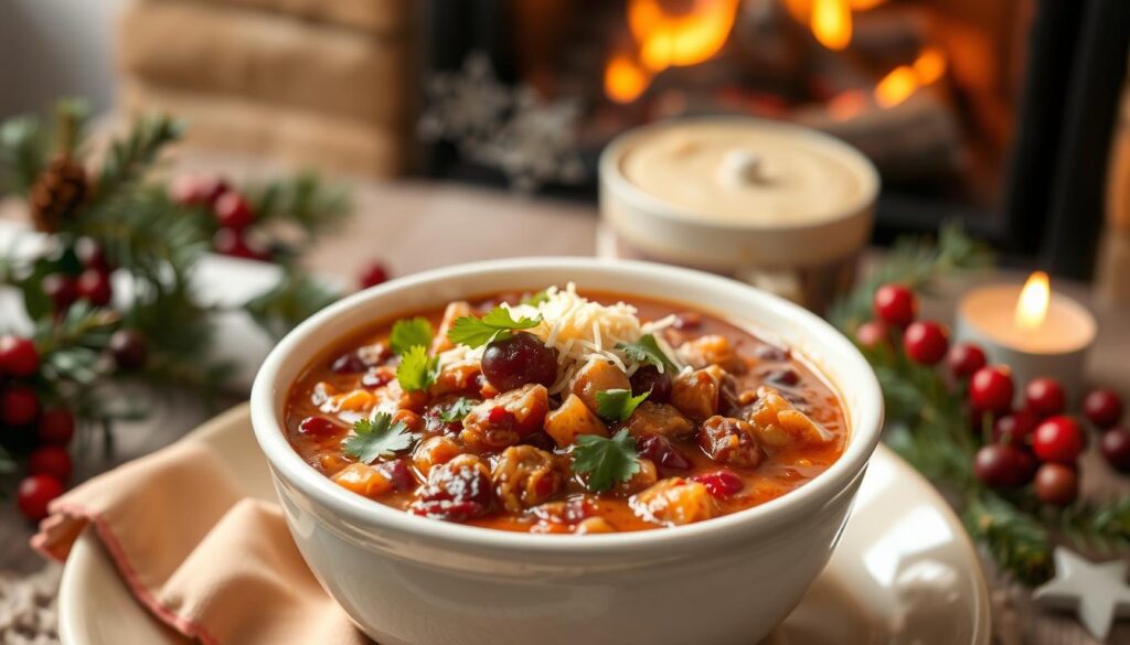 Turkey Cranberry Chili