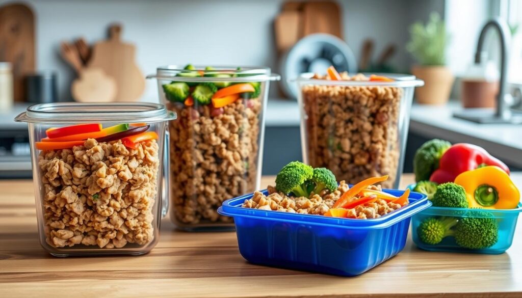 Turkey Mince Meal Prep Containers