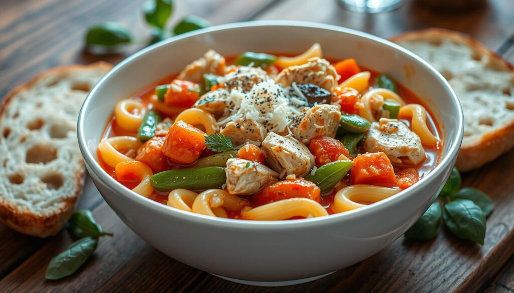 recipe for pasta fazool made with chicken