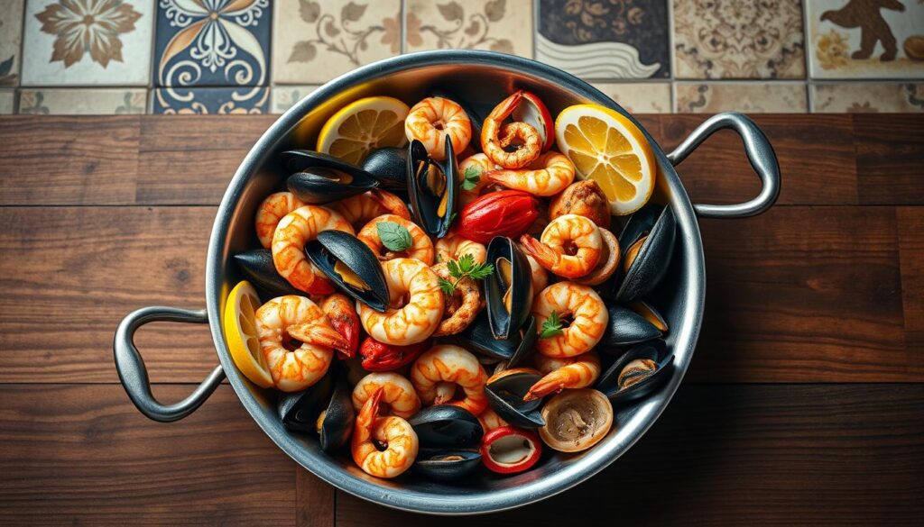 Mediterranean Seafood Skillet